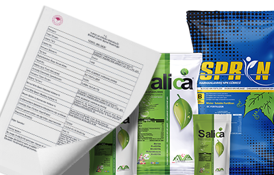 Salica Serisi - Toz Damlama & Yaprak Gübeleri -  Tescil Belgeleri